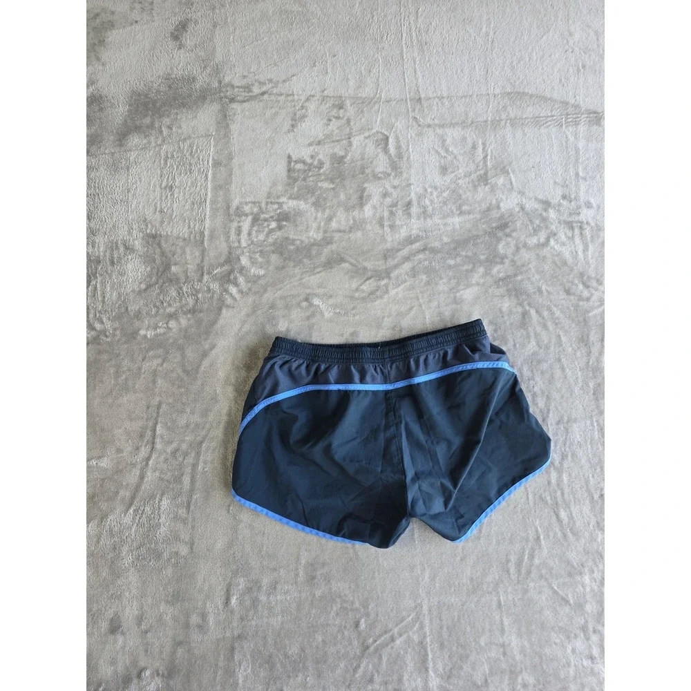Nike Dri-FIT Women's Small Gray Blue Running Shorts Athletic Activewear